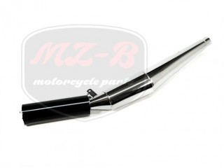 ETZ 250 AUSPUFFTOPF VOLLST.CHROM SPORT