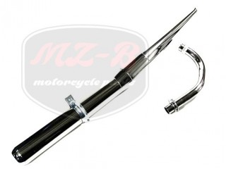 SIMSON UNIVERSAL AUSPUFFTOPF VOLLST.CHROM SPORT D32