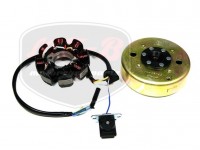 KÍNAI ROBOGÓ 4 TACT GRUNDPLATTE+SCHWUNGSCHEIBE