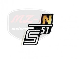 SIMSON UNIVERSAL AUFKLEBER S51N /GOLDEN/  FÜR SEITENDECKEL