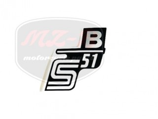 SIMSON UNIVERSAL AUFKLEBER S51B /SILBER/  FÜR SEITENDECKEL