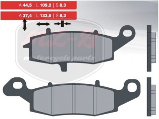 SUZUKI UNIVERSAL BREMSKLOTZ IM SATZ GS,GSF,SV