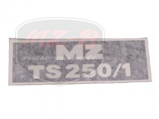 MZ/TS 250/1 SCHRIFTZUG FOLIE /NEGATIV/ SITZBANK DECKEL