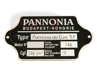 PANNONIA TLF TYPSCHILD /TLF/