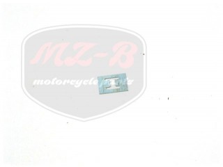 JAWA 640 VERSICHERUNGSPLATTE F. SCHEINWERFER SPOILER