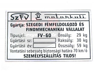 PANNONIA KULI TYPSCHILD /MOTORKULI/