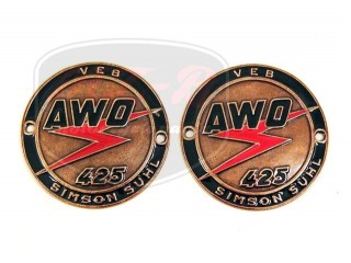 SIMSON 250 ABZEICHEN F. KRAFTSTOFFBEHAELTER PAAR /TURIST/