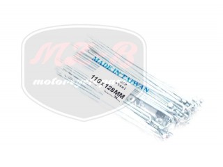 SIMSON SCHWALBE SPEICHE+NIPPEL SATZ  128MM