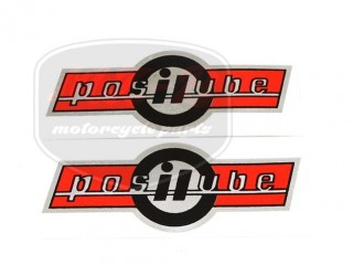 CZ 477 /175/ AUFKLEBER F. ÖLTANK "POSILUBE" PAAR