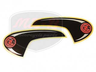 CZ 477 /175/ AUFKLEBER F.KRAFTSTOFFBEHALTE PAAR