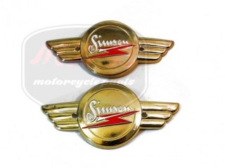 SIMSON 250 ABZEICHEN F. KRAFTSTOFFBEHALTER /PAAR/