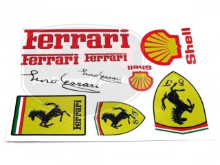 EGYÉB UNIVERSAL AUFKLEBER SATZ FERRARI