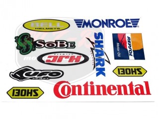 EGYÉB UNIVERSAL AUFKLEBER SATZ CONTINETNTAL,MONROE,REPSOL