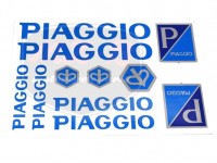 PIAGGIO UNIVERSAL AUFKLEBER SATZ PIAGGIO BLAU