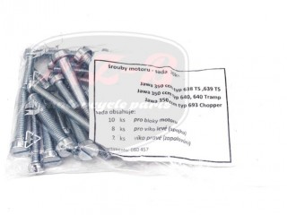 JAWA 638 SCHRAUBE SATZ F.MOTORGEHAUSE KLEIN