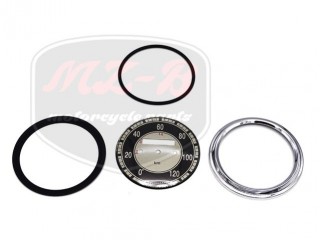 JAWA 353 TACHOMETER GLAS+ABDECKUNG /120 KM/H/