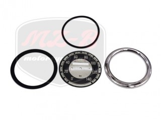 JAWA 354 TACHOMETER GLAS+ABDECKUNG /140 KM/H/