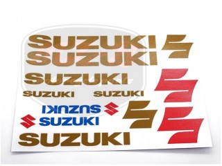 SUZUKI UNIVERSAL AUFKLEBER SATZ SUZUKI GOLDEN