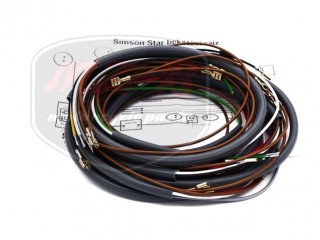 SIMSON STAR KABELBAUM /MIT SCHALTPLAN//BLINKER/ GRAU