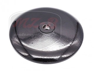 SIMSON 51 DECKEL RADNABE VORN  ALU. SCHWARZ